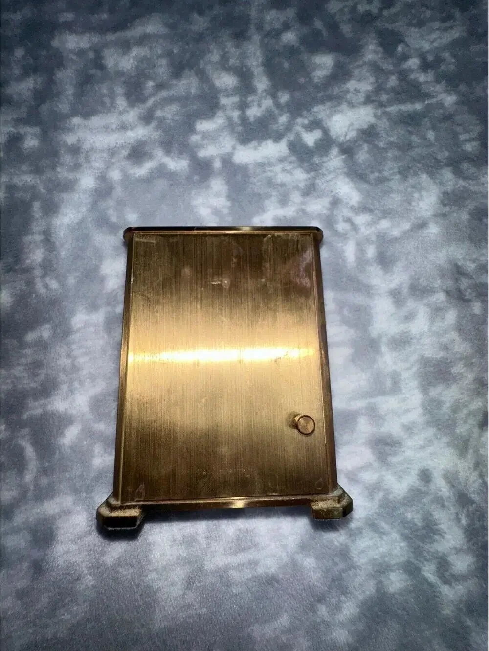 VTG Tiffany & Co. Vintage Brass Desk Clock